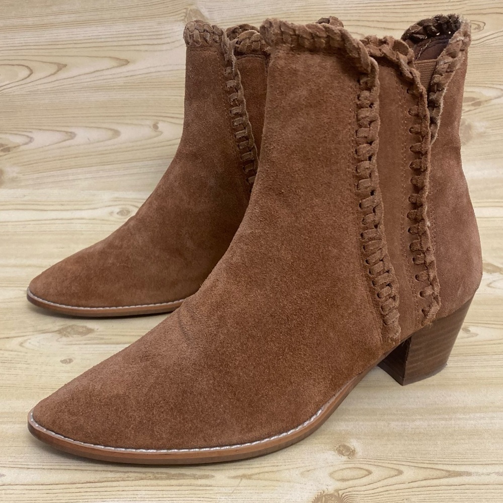 Coconuts By Matisse Suede Leather Slip On Ankle Boots Women’s Size 8.5 M